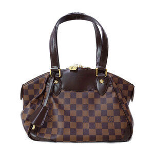 Louis Vuitton Damier Ebene Brown Verona Semi Shoulder Bag